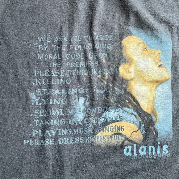 VTG alanis morisette t-shirt M/L unisex - Picture 5 of 9